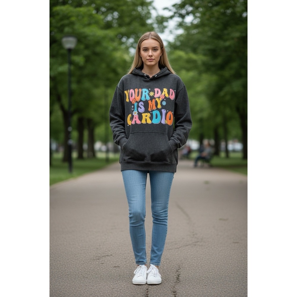 Black Graphic Hoodie
